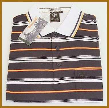 MENS TIMBERLAND BROWN GOLF SHIRT - SIZE : MEDIUM