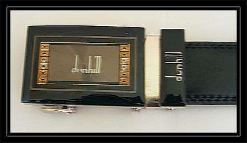 BLACK DUNHILL BELT - 115CM