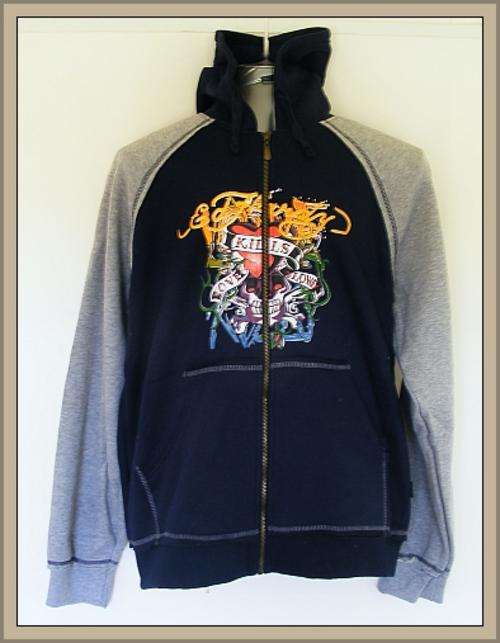 ED HARDY HOODIE JACKET - XX- LARGE