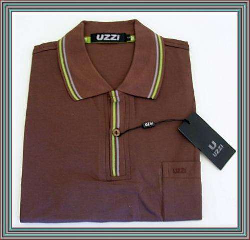 MENS UZZI GOLF SHIRT - SIZE : LARGE
