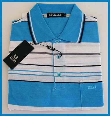 MENS UZZI GOLF SHIRT - SIZE :  LARGE