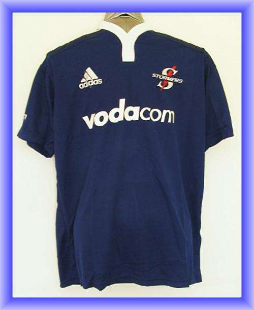 MENS ADIDAS STORMERS RUGBY SHIRT - SIZE :  LARGE