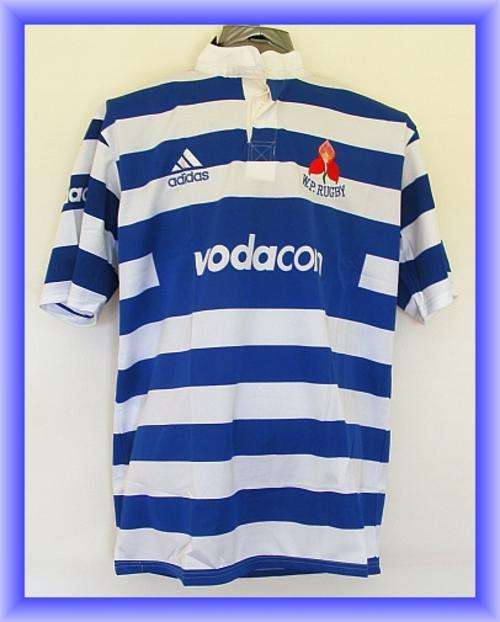 MENS WESTERN PROVINCE ADIDAS RUGBY SHIRT - SIZE : LARGE