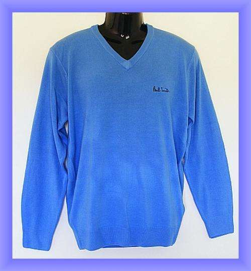 MENS PAUL SMITH SOFT BLUE JERSEY - SIZE :  LARGE