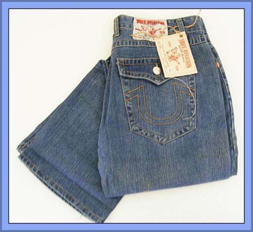 MENS TRUE RELIGION JEANS - SIZE: (W)36