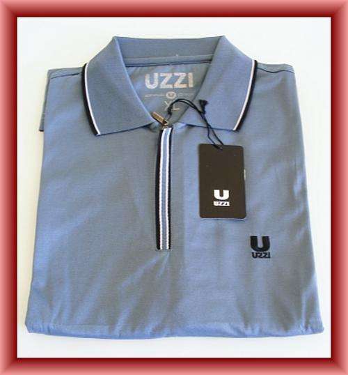 MENS UZZI GOLF SHIRT - SIZE :  LARGE