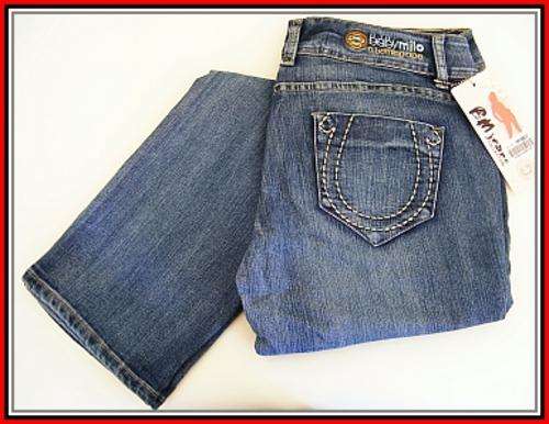 LADIES BLUE BABY MILO JEANS - SIZE: 38