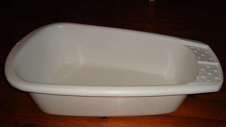 White Baby Bath