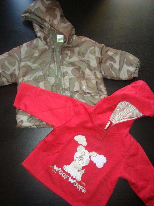 2x Boys Jackets/Tops - 6-12 Months