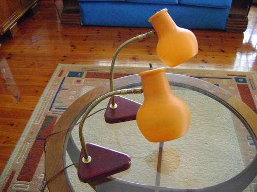 PAIR MID CENTURY TABLE LAMPS