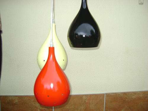 RETRO VINTAGE 3 PENDANT CEILING LIGHT