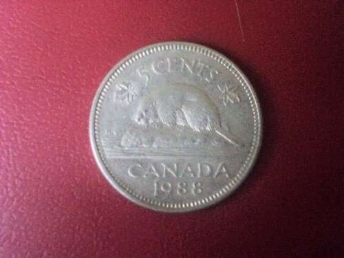 Canada 1988 5 cents