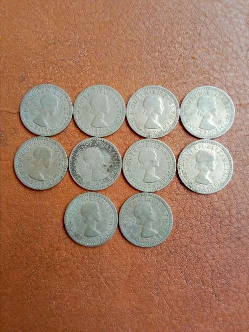 Rhodesia 1957 three pence