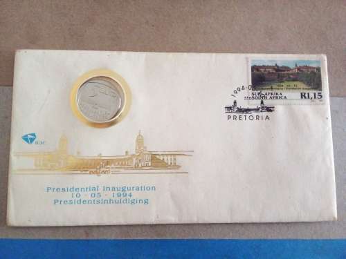 First day cover with proof R5 Mandela