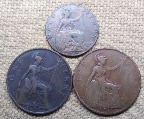 British coins x3