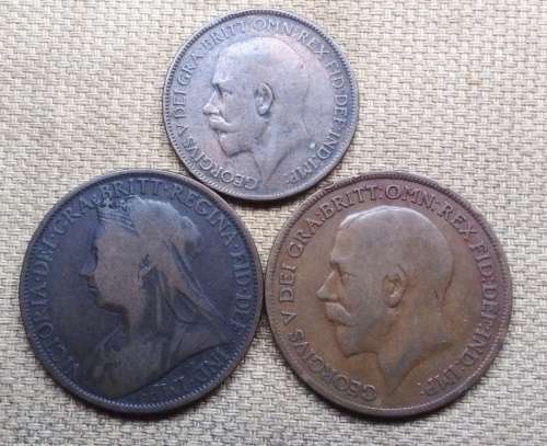 British coins x3