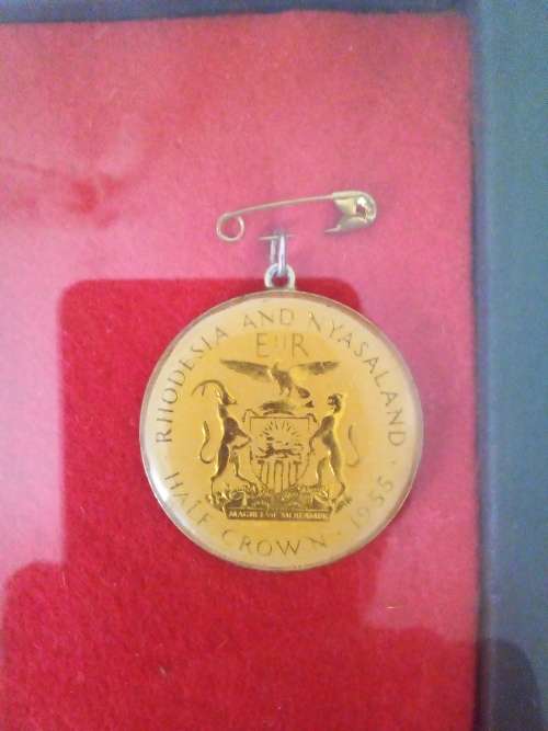 Rhodesia coin pendants