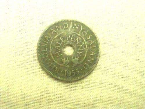 Rhodesia and Nyasaland half penny
