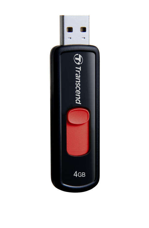 Transcend JetFlash 500 USB 2.0 Compliant Flash Drive 4GB