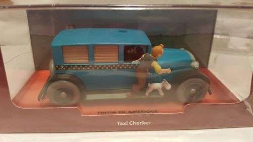 TINTIN 1929 CHECKER - TINTIN EN AMERIQUE -MINT + Original Box  HERGE