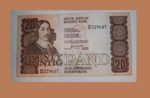 G DE KOCK- R20 NOTE  -  MINT CONDITION