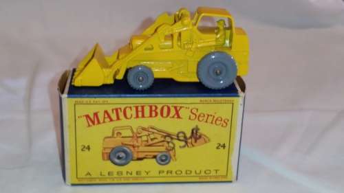 1956's MATCHBOX LESNEY-  SERIES 24A  - HYDRAULIC EXCAVATOR  - MADE IN ENGLAND