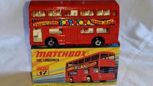 1972 MATCHBOX SUPERFAST-  SERIES 17  - THE LONDONDER BUS  - MADE IN ENGLAND