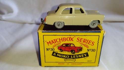 1956 MATCHBOX MOKO LESNEY-  SERIES 30  - FORD PREFECT  - MADE IN ENGLAND