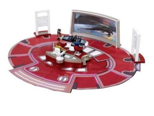 1999 - STAR TREK - USS ENTERPRISE BRIDGE & CAPTAIN KIRK  PLAYSET