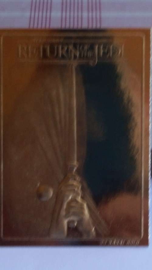 1996 - 23 carat gold Card - LUCAS FILM LIMITED - STAR WARS RETURN OF THE JEDI - #6816 OF 10 000