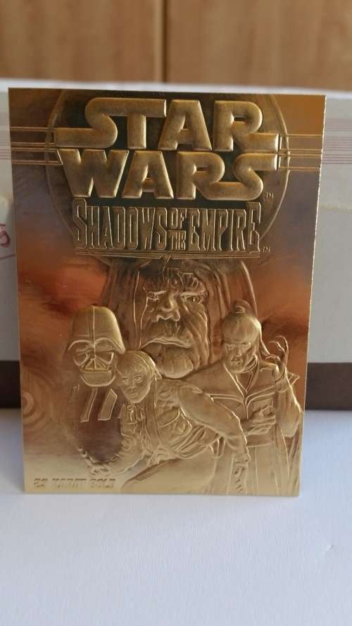 1996 - 23 carat gold Card - LUCAS FILM LIMITED - SHADOWS OF THE EMPIRE - #5888 OF 10 000