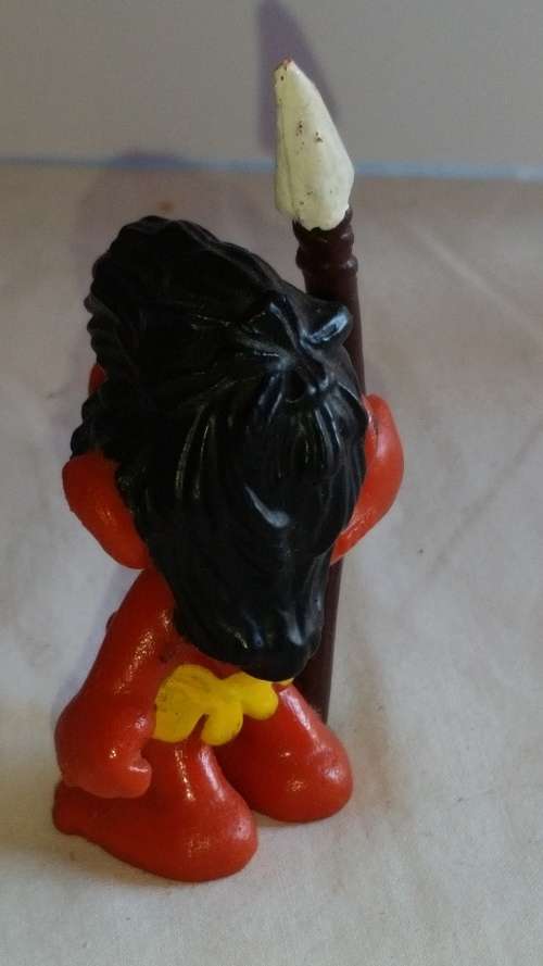 1973 SCHLEICH 20069 - JUNGLE SMURF - PEYO BULLY  - MADE IN WEST GERMANY