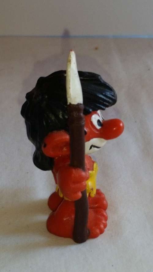 1973 SCHLEICH 20069 - JUNGLE SMURF - PEYO BULLY  - MADE IN WEST GERMANY