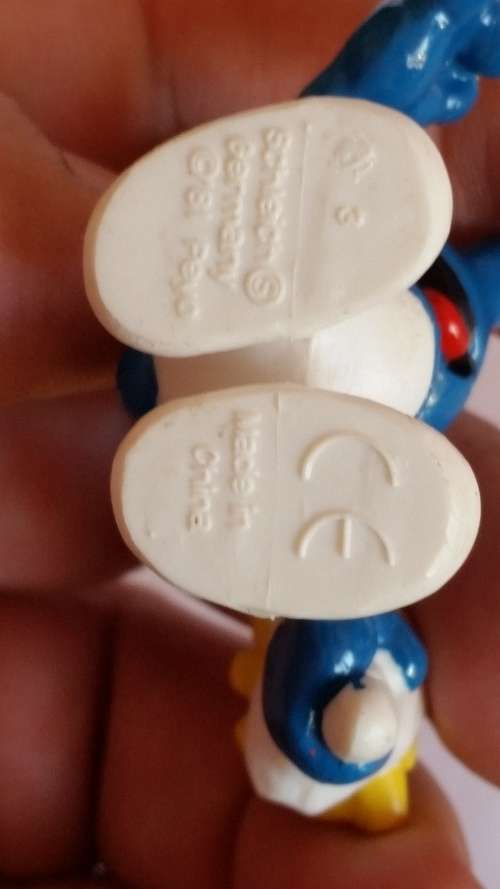 1981 SCHLEICH 20131 - FRENCH FRIES SMURF  - PEYO - MADE IN CHINA