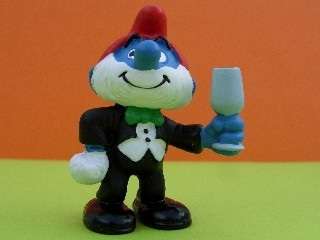 2007 SCHLEICH 20706  - PAPA TUXEDO SMURF - PEYO - MADE IN GERMANY