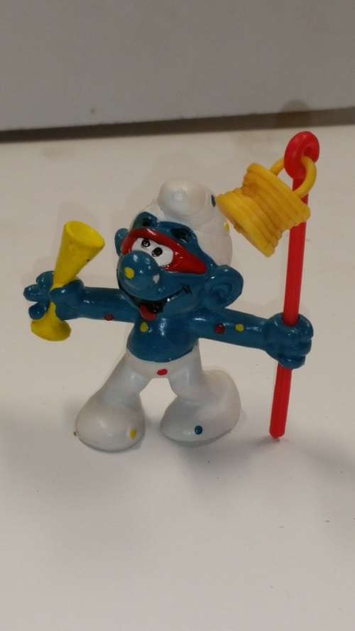 1979 SCHLEICH 20107 - CARNIVAL SMURF   - SCHLEICH PEYO/W.BERRIE & CO.  - MADE IN HONG KONG