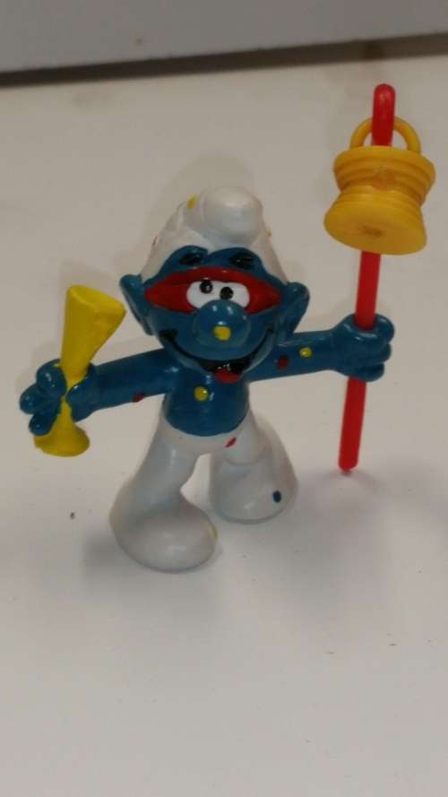 1979 SCHLEICH 20107 - CARNIVAL SMURF   - SCHLEICH PEYO/W.BERRIE & CO.  - MADE IN HONG KONG