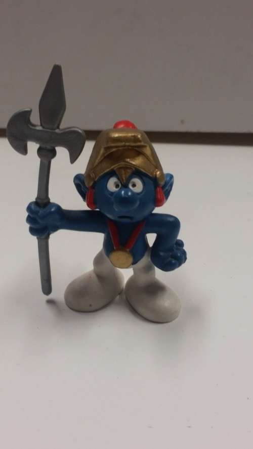 1979 - SCHLEICH MODEL 20109 - GUARD SMURF - SCHLEICH PEYO - MADE IN WEST GERMANY