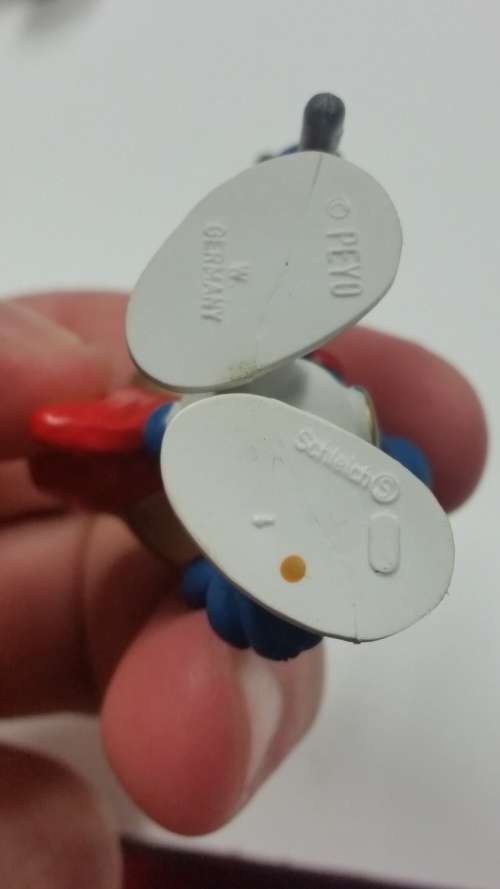 1979 - SCHLEICH MODEL 20109 - GUARD SMURF - SCHLEICH PEYO - MADE IN WEST GERMANY