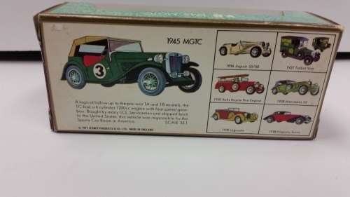 1977 MATCHBOX LESNEY- MODELS OF YESTERYEAR - Y-8 - 1945 MGTC - MADE IN ENGLAND
