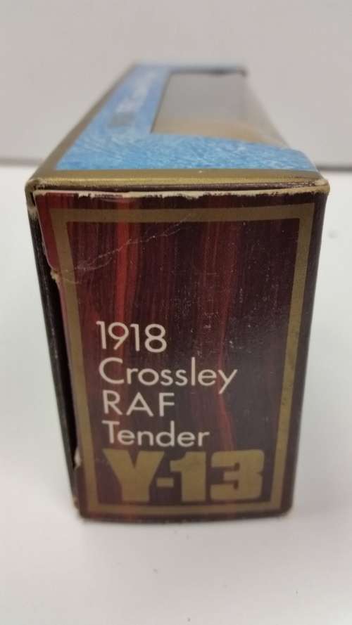 1977 MATCHBOX LESNEY- MODELS OF YESTERYEAR - Y-13 - 1918 CROSSLEY RAF TENDER - MADE IN ENGLAND