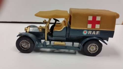 1977 MATCHBOX LESNEY- MODELS OF YESTERYEAR - Y-13 - 1918 CROSSLEY RAF TENDER - MADE IN ENGLAND