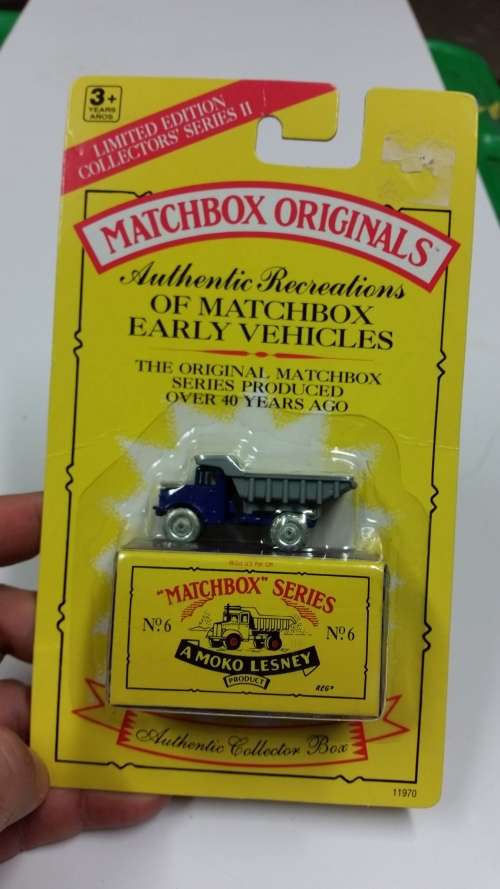 1993 - MATCHBOX LESNEY - ORIGINAL - SERIES 6 - EUCLID DUMP TRUCK - MADE IN ENGLAND