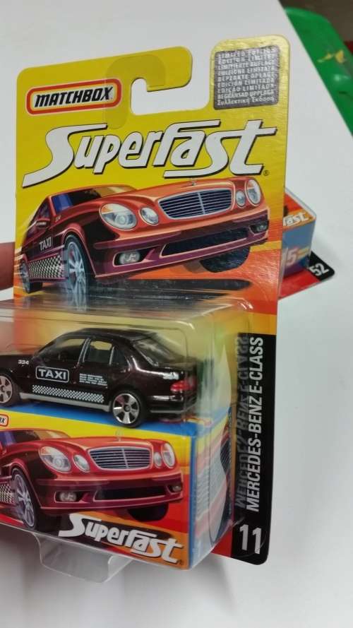 2006 - MATCHBOX SUPERFAST - SERIES 11 - MERCEDES-BENZ E CLASS - TAXI - MADE IN ENGLAND