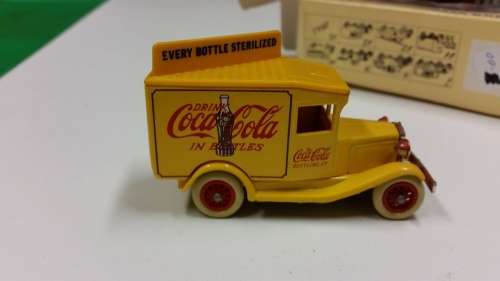 1983 - LLEDO MODELS OF DAYS GONE - FORD MODEL 'A' VAN - COCA COLA BOTTLING PLANT - MADE IN ENGLAND