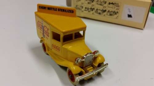 1983 - LLEDO MODELS OF DAYS GONE - FORD MODEL 'A' VAN - COCA COLA BOTTLING PLANT - MADE IN ENGLAND