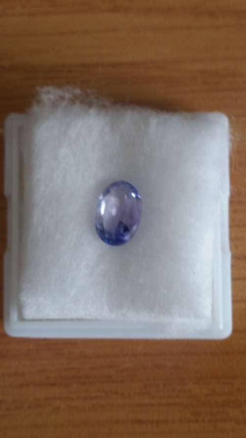 0.950 cts  BRILLIANT OVAL CUT VIOLET PURPLE  BLUE TANZANITE