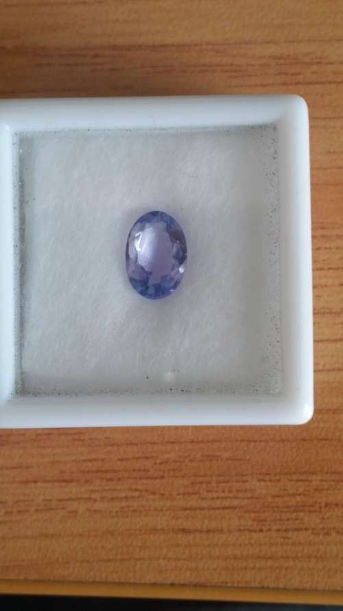 0.950 cts  BRILLIANT OVAL CUT VIOLET PURPLE  BLUE TANZANITE