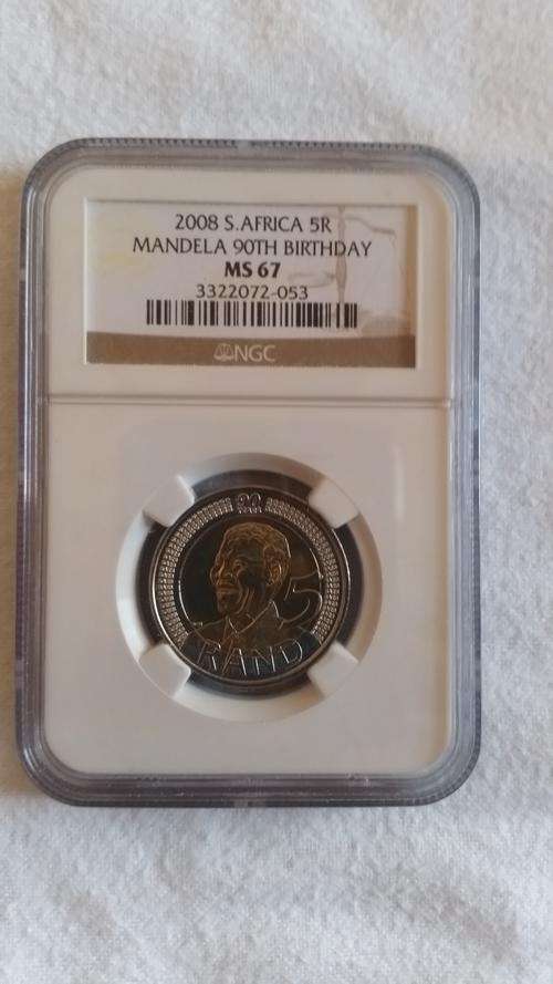 2008 MANDELA 90TH BIRTHDAY R5 - MS67