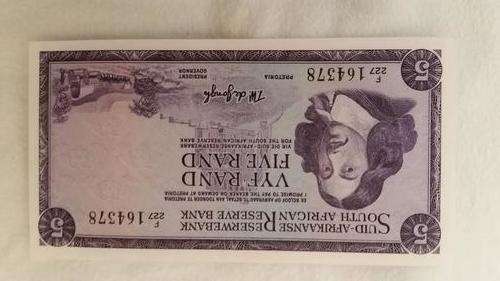 TW DE JONGH - R5  note Uncirculated condition